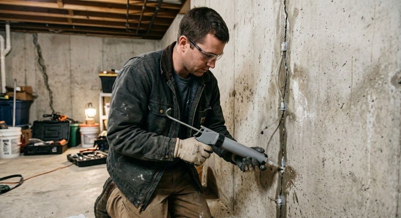 Basement Crack Repair in Dripping Springs, TX