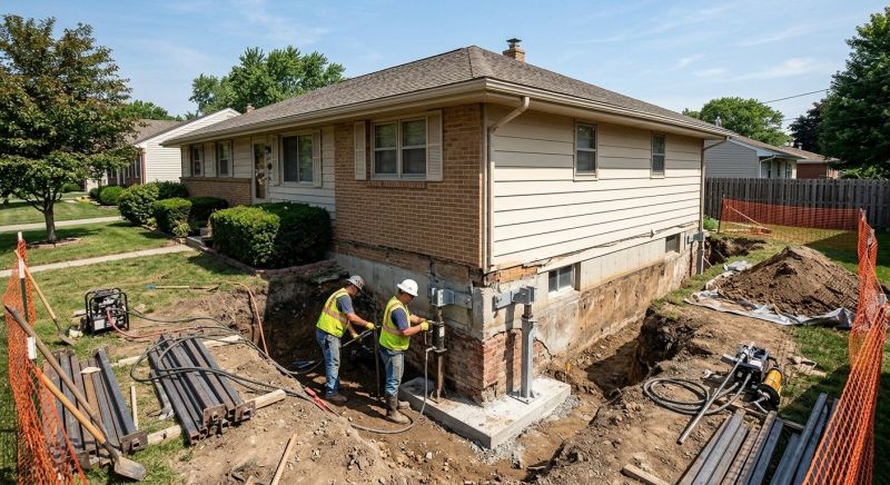 Building Foundation Repair in Leander, TX