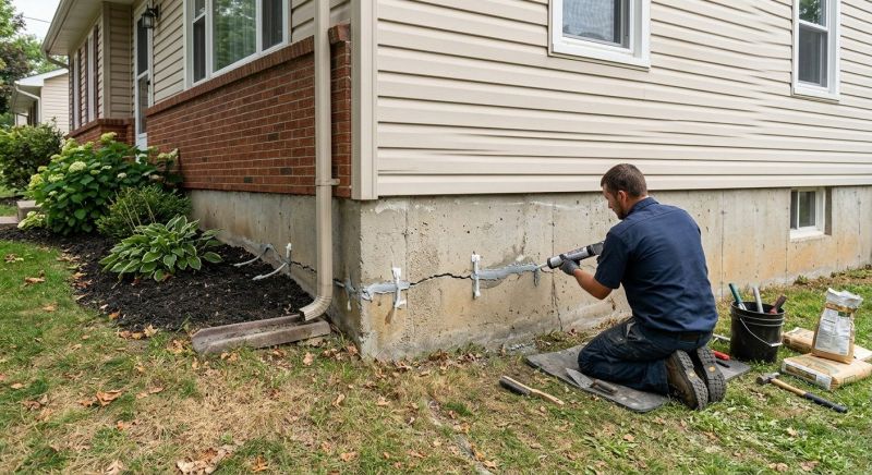 Cracked Foundation Repair in Leander, TX