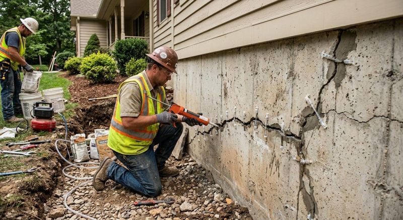Cracked Foundation Repair in Leander, TX