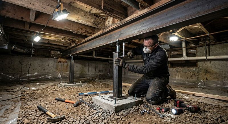 Crawlspace Structural Repair in Dripping Springs, TX