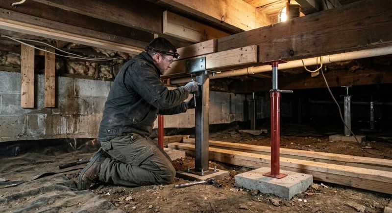 Crawlspace Structural Repair in Dripping Springs, TX