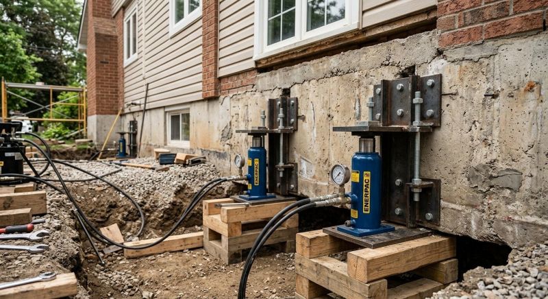 Foundation Jacking in Horseshoe Bay, TX