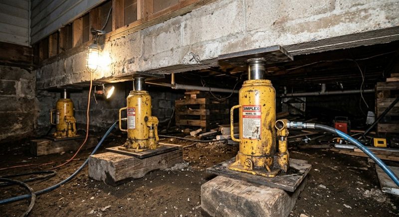 Foundation Jacking in Leander, TX