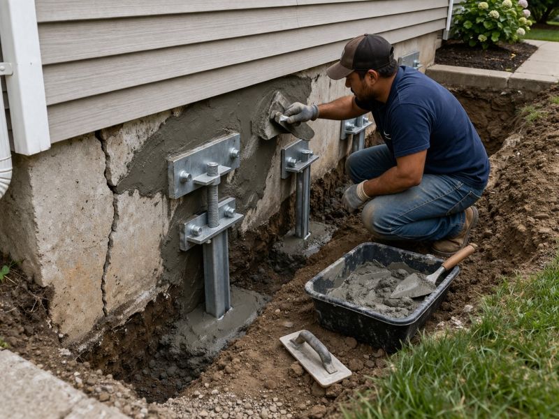 Foundation Pier Repair in Dripping Springs, TX