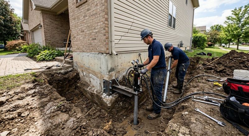 Foundation Settlement Repair in Dripping Springs, TX