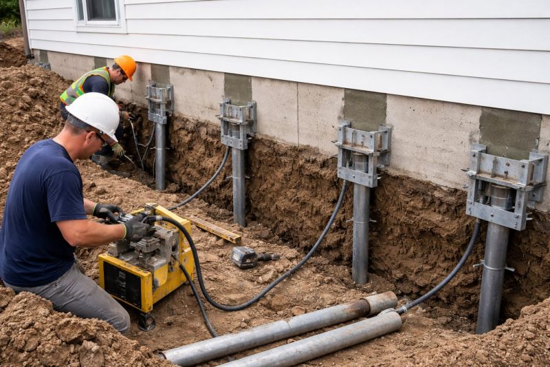 Helical Piers Installation in Dripping Springs, TX