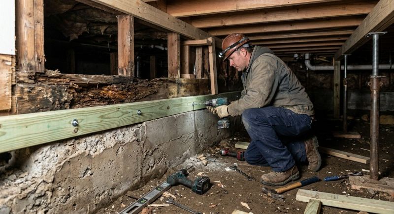 Sinking Foundation Repair in Cedar Park, TX