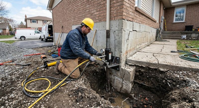 Sinking Foundation Repair in Driftwood, TX